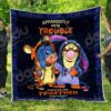 WeRe Trouble  Premium Quilt  Quilt